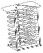 Тележка-кассета 10-1/1, 26 тарелок RATIONAL 60.11.602 в компании ШефСтор